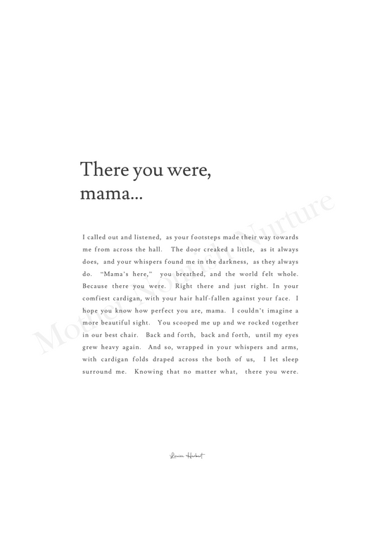 There You Were, Mama - Digital PDF